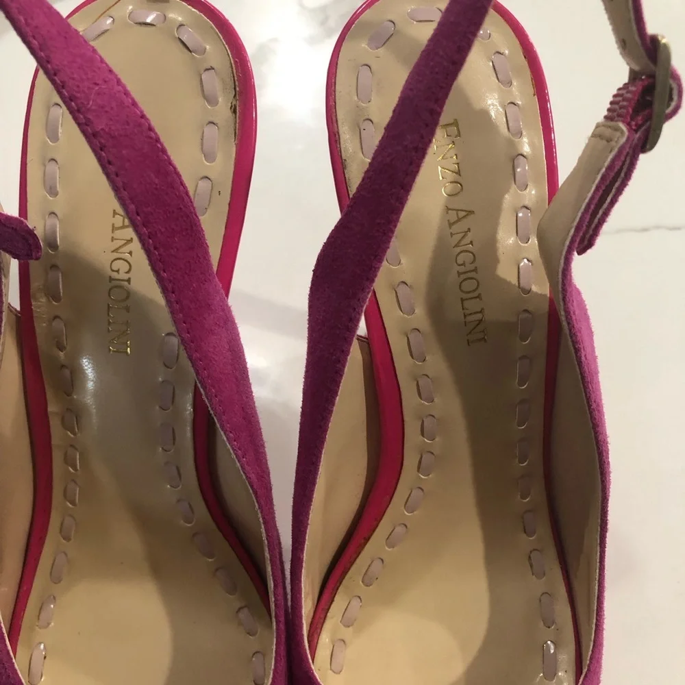 Enzoe Angolini Slingback Heels - Picture 4 of 6